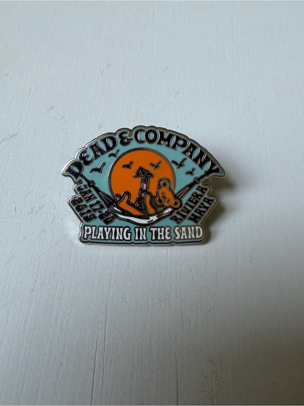 Dead & Company Official Riviera Maya Grateful Dead 2019 Concert Lapel Pin